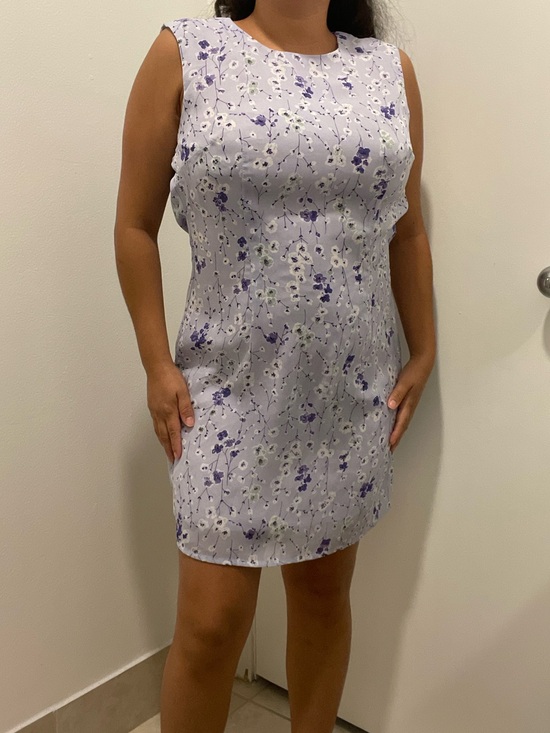 Rampage Dresses & Skirts - Rampage Lavender and White Floral Midi Dress